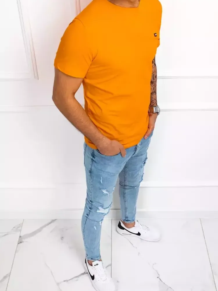 Koszulki Męskie>Dstreet T-shirt męski pomarańczowy RX4806