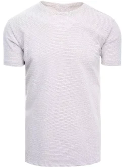 Koszulki Męskie>Dstreet T-shirt męski we wzory cappuccino RX4925
