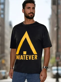 Koszulki Męskie>Dstreet T-shirt męski z nadrukiem czarny RX5666